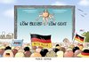 Cartoon: Public Hoping (small) by Erl tagged fußball wm public viewing deutschlamd nationalmannschaft bundestrainer trainer joachim löw zukunft hoffnung weitermachen