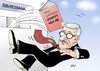 Cartoon: Rauswurf (small) by Erl tagged sarrazin bundesbank rauswurf buch islam deutschland schafft sich ab rechts thesen