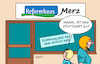 Cartoon: Reformhaus Merz (small) by Erl tagged politik,bundesregierung,koaltion,kanzler,merz,reformen,reformhaus,eröffnung,stuttgart21,karikatur,erl