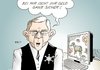 Cartoon: Schäuble wird Finanzminister (small) by Erl tagged schäuble finanzminister cdu innenminister onlinedurchsuchung trojaner datenschutz geld