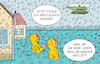 Cartoon: Scholz besucht Flutgebiete (small) by Erl tagged politik,wetter,regen,starkregen,süddeutschland,baden,württemberg,bayern,hochwasser,wasser,fluss,bach,flut,menschen,angst,besuch,bundeskanzler,olaf,scholz,trost,karikatur,erl
