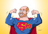 Cartoon: Schulzman (small) by Erl tagged martin,schulz,spd,kanzlerkandidat,herausforderer,bundeskanzlerin,angela,merkel,cdu,umfragewerte,beliebtheit,aufwind,wechselstimmung,euphorie,superman,superheld,held,charisma,hoffnungstraeger,sympathietraeger,karikatur,erl
