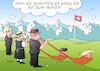 Cartoon: Schweiz bietet Hilfe an (small) by Erl tagged kim,jong,un,atombombe,wasserstoffbombe,test,provokation,südkorea,japan,china,usa,präsident,trump,reaktion,drohung,krieg,kriegsgefahr,atomkrieg,diplomatie,vermittlung,angebot,schweiz,alphorn,mond,schießen,berge,tracht,karikatur,erl