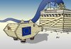Cartoon: Sparschwein (small) by Erl tagged griechenland schulden krise finanzen hilfspaket rettungsschirm sparen demonstration widerstand streik eu euro trojaner akropolis