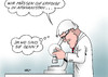 Cartoon: Steinmeier Afghanistan (small) by Erl tagged steinmeier,außenminister,einschätzung,lage,afghanistan,einsatz,militär,krieg,ergebnis,erfolg,klein,mikroskop,karikatur,erl