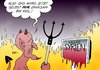 Cartoon: Teufel (small) by Erl tagged syrien,diktator,assad,revolution,niederschlagung,blutbad,hölle,teufel
