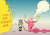 Cartoon: Trump Klimaabkommen I (small) by Erl tagged politik,klima,erderwärmung,klimawandel,klimaschutz,klimaschutzabkommen,vertrag,paris,usa,präsident,donald,trump,ausstieg,feuerwehr,feuerspucker,schlauch,karikatur,erl