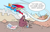 Cartoon: USAID (small) by Erl tagged politik,usa,trump,abschaffung,usaid,entwicklungshilfe,geld,verursachung,tod,leid,hunger,anti,superman,karikatur,erl
