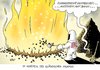 Cartoon: Vulkan (small) by Erl tagged vulkan ausbruch island flugverkehr ausfall bahn ansturm