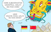 Cartoon: Wadephul in China (small) by Erl tagged politik,außenminister,wadephul,besuch,china,handel,fair,seltene,erden,drache,karikatur,erl