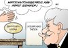 Cartoon: Wirtschaftsnobelpreis (small) by Erl tagged seehofer,horst,integration,thesen,rechts,stammtisch,niveau,wirtschaft,nobelpreis,zuwanderung,migration,csu