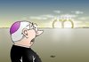 Cartoon: Zölibat (small) by Erl tagged kirche,katholisch,zölibat,priester,mann,reform,theologe,bischof,papst,ehe,ehering,vorschlag