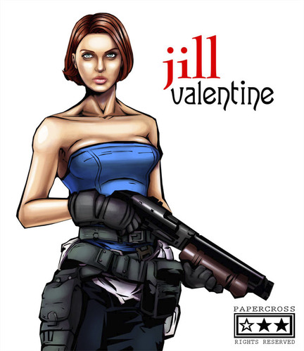 Cartoon: Jill Valentine (medium) by billfy tagged resident,evil,games,sexy