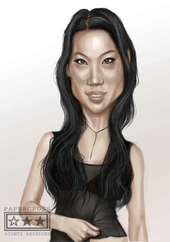 Cartoon: lucy (medium) by billfy tagged lucy,liu,actres,hollywood