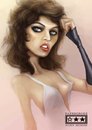 Cartoon: mila jovovich (small) by billfy tagged holliwood actress sexy resident evil ukraine