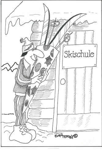 Cartoon: Tag 1 (medium) by EASTERBY tagged skischool