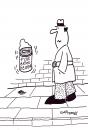 Cartoon: ARME GEIST (small) by EASTERBY tagged charity collection