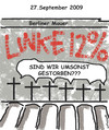 Cartoon: Cartoon gegen Links (small) by EASTERBY tagged german election wahl 2009
