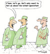 Cartoon: Cutting remarks! (small) by EASTERBY tagged doctrs,surgeons,operations
