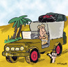Cartoon: Desert hiker (small) by EASTERBY tagged hiking,deserts