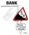 Cartoon: dollar horrar (small) by EASTERBY tagged banks finance