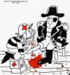 Cartoon: First aid pirate style (small) by EASTERBY tagged health and safety 