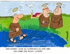Cartoon: HOLY ORDERS 12 (small) by EASTERBY tagged monks,halos,faith,believing