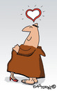 Cartoon: HOLY ORDERS 6 (small) by EASTERBY tagged monks halos love