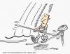 Cartoon: tightrope walker (small) by EASTERBY tagged circus,