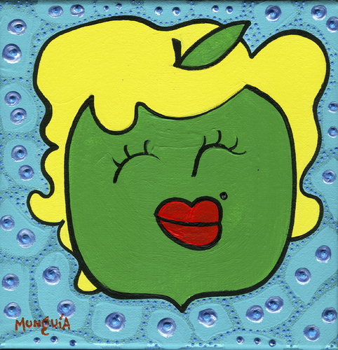 Cartoon: Mari Lemon Roe (medium) by Munguia tagged marilyn,monroe,andy,warhol,calcamunguias,munguia,famous,paintings,parodies