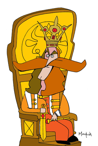 Cartoon: Stephen III de Moldavia (medium) by Munguia tagged romanian,king,stefan,moldavia,munguia,costa,rica,romania