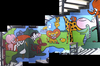 Cartoon: Mural for Fight Childhood Cancer (small) by Munguia tagged cancer,childhood,mural,painting,munguia