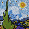 Cartoon: The Sunny day (small) by Munguia tagged vincent,van,gogh,parody,starry,night,noche,estrellada,pintura,famous,painting,parodies,version,spoof