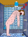 Cartoon: Wet Dream (small) by Munguia tagged wet,dream,sleep,shower,ducha,dormido,mojado