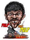 Cartoon: Pulp Fiction (small) by Martin Hron tagged jules