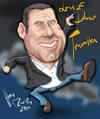 Cartoon: Travolta (small) by Martin Hron tagged travolta