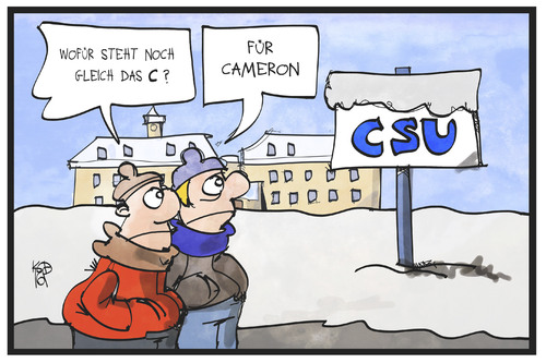 Cameron bei der CSU