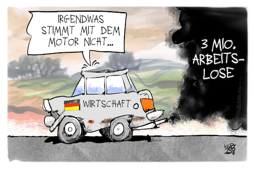 Der deutsche Motor stottert Der deutsche Motor stottert