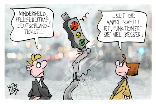 Die Ampel funktioniert