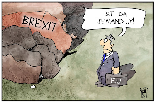 Cartoon: EU und Brexit (medium) by Kostas Koufogiorgos tagged karikatur,koufogiorgos,illustration,cartoon,brexit,eu,europa,uk,chaos,europäische,gemeinschaft,karikatur,koufogiorgos,illustration,cartoon,brexit,eu,europa,uk,chaos,europäische,gemeinschaft