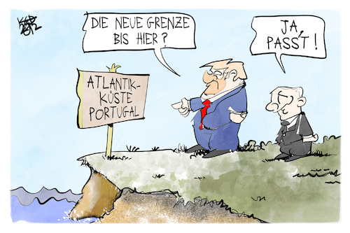 Cartoon: Friedensplan (medium) by Kostas Koufogiorgos tagged karikatur,koufogiorgos,friedensplan,gebietsabtretung,europa,krieg,ukraine,trump,putin,karikatur,koufogiorgos,friedensplan,gebietsabtretung,europa,krieg,ukraine,trump,putin