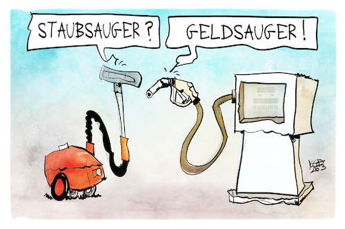 Cartoon: Geldsauger (medium) by Kostas Koufogiorgos tagged karikatur,koufogiorgos,spritpreis,geldsauger,staubsauger,karikatur,koufogiorgos,spritpreis,geldsauger,staubsauger