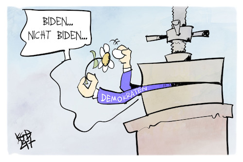 Cartoon: Joe Biden (medium) by Kostas Koufogiorgos tagged karikatur,koufogiorgos,biden,demokraten,druck,usa,karikatur,koufogiorgos,biden,demokraten,druck,usa