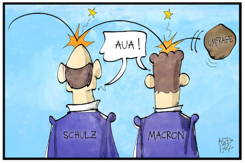 Macron und Schulz