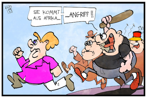 Merkel aus Afrika