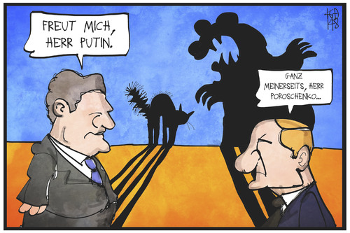 Putin und Poroschenko