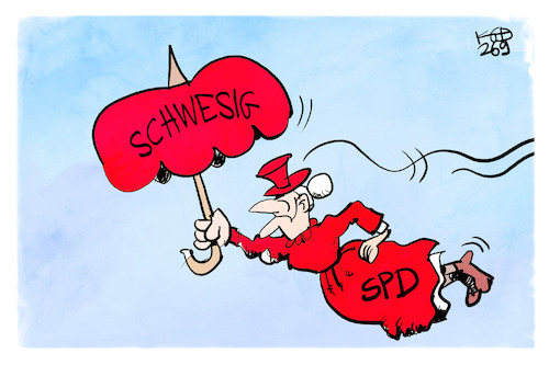 Cartoon: SPD (medium) by Kostas Koufogiorgos tagged karikatur,koufogiorgos,spd,tante,schwesig,landtagswahl,mecklenburg,vorpommern,karikatur,koufogiorgos,spd,tante,schwesig,landtagswahl,mecklenburg,vorpommern