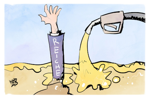 Cartoon: Spritpreise (medium) by Kostas Koufogiorgos tagged karikatur,koufogiorgos,spritpreis,energie,benzin,reiche,untergang,karikatur,koufogiorgos,spritpreis,energie,benzin,reiche,untergang