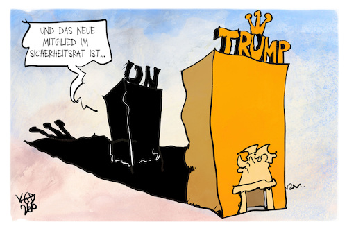 Cartoon: UN-Sicherheitsrat (medium) by Kostas Koufogiorgos tagged karikatur,koufogiorgos,sicherheitsrat,un,new,york,trump,schatten,karikatur,koufogiorgos,sicherheitsrat,un,new,york,trump,schatten