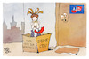 Cartoon: 10 Jahre AfD (small) by Kostas Koufogiorgos tagged karikatur,koufogiorgos,afd,maassen,geschenk,cdu,jubiläum,partei